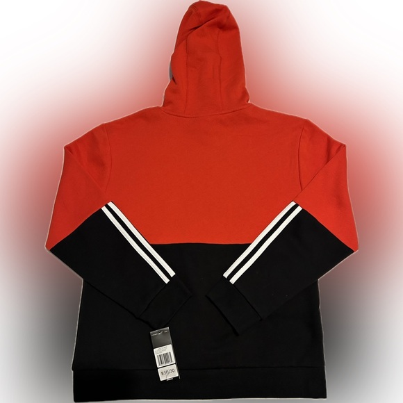 NWT ADIDAS - Red & Black Hoodie - Picture 2 of 4